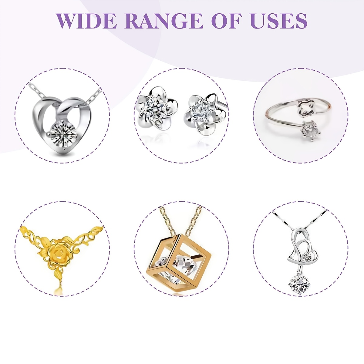 Jewelry Cleaning Cloth for Polishing Golden & Sterling Silver
